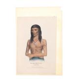 Antique McKenney & Hall Wa-Bish-Kee-Pe-Nas Colored