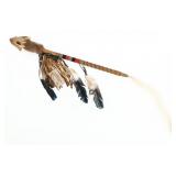 Chippewa Cree Turtle Skull Hoop Dance Stick