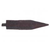 19th Century Plains Metal Arrowhead Point