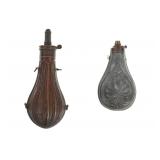 Civil War Era Powder Flasks A.M. Flask Co. (2)