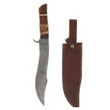 Custom Handmade Damascus Steel Kukri Knife