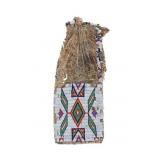 ca. 1870 Lakota Sioux Beaded Pipe Bag