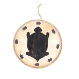 Plains Painted Rawhide Drum by Shaded Dancer