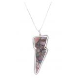 Navajo T.Taylor Sterling Royston Ribbon Necklace