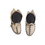 c.1882 Plains Beaded Moccasins ex-Sundog Arlee, MT