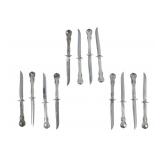 Ca 1948 French Provincial Towle Sterling Knives