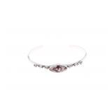Navajo Sterling Silver Wild Horse Jasper Bracelet