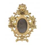 18th-C. French Louis XVI Gilt Mercury Bronze Frame
