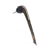 19th-C. Eastern Plains Ball Head War Club -Museum