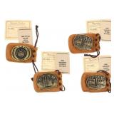 First Security Corp. Lim. Ed. Brass Utah Buckles