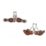 Ca. 20th C. Tooled Western Cowboy Spur Collection