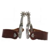 ca. 1910 North & Judd Anchor Silver Finish Spurs