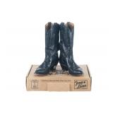 Tony Lama Lizard Skin Wingtip Western Boots