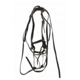 Ca. 1950's Harness Leather Broken Snaffle Bridle