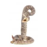 Striking Diamondback Rattlesnake Taxidermy