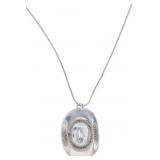 Taxco, Mexico Sterling Silver TA-97 Hat Necklace