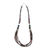 Navajo Tommy & Rose Singer Multistone Necklace