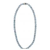 Designer Blue Sapphire & VS1 Diamond Necklace
