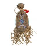 ca. 1870 Plateau Beaded Medicine Bag ex-Montana