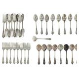 ca. 1934 Wallace Sterling Rose Point Set (40+ oz)