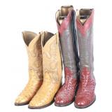Vintage Full Quill Western Cowboy Boots, c.1960-70