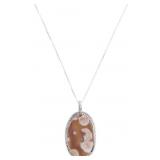 Navajo J. Begay Sterling Bambi Jasper Necklace