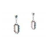 Vintage Pawn Navajo Petit Piont Turquoise Earrings