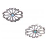 Navajo Sterling Silver Turquoise Pins/ Brooches