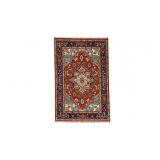 c. 1930 Heriz Serapi Persian Hand Knotted Wool Rug