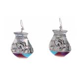 Silver Cloud Inc. Sterling Multistone Earrings