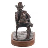 Jim Rennert (B. 1958) Self Portrait Cowboy Attire