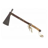c. 1870 Cheyenne Tomahawk Beaded Quilled ex-Museum
