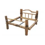 Montana Western Juniper Burl Rustic Log Bed