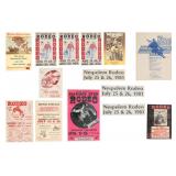 1970-1980's Idaho & Washington PRCA Rodeo Posters