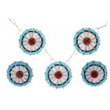 Zuni Wilson/ Carol Sterling Silver Sunface Jewelry
