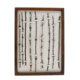 Antique Barbed Wire Display Board, ca. 1878-1884