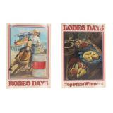 1970's Rodeo Days Double Sided Poster by Kraft