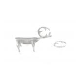 Rune Tennesmed Sterling Silver Caribou Figure