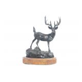 Original Signed Gary Schildt Bronze Bull Elk
