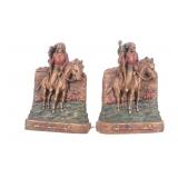 The Raffia Collection 'Native Warriors' Bookends