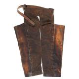 Ca. 1950's Montana Leather Shotgun Working Chaps