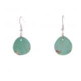 Navajo Sterling Silver Kingman Turquoise Earrings