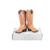 Tony Lama El Rey Full Quill Ostrich Western Boots