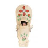 c1950 Kootenai Beaded Cradle Board by Mary Andrews