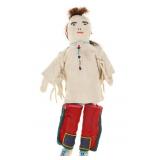 ca. 1940 Blackfeet Beaded Hide Indian Doll