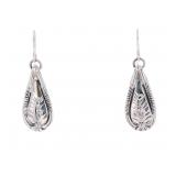 Navajo Herbert Tsosie Sterling Silver Earrings