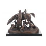 19th C. Pierre Jules Mï¿½ne Bronze The Scottish Hunt