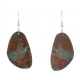 Navajo Sterling Silver Royston Turquoise Earrings