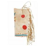 Antique Northern Plains Parfleche Bonnet Case