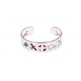 Lakota Sterling Silver 'Circle of Life' Bracelet